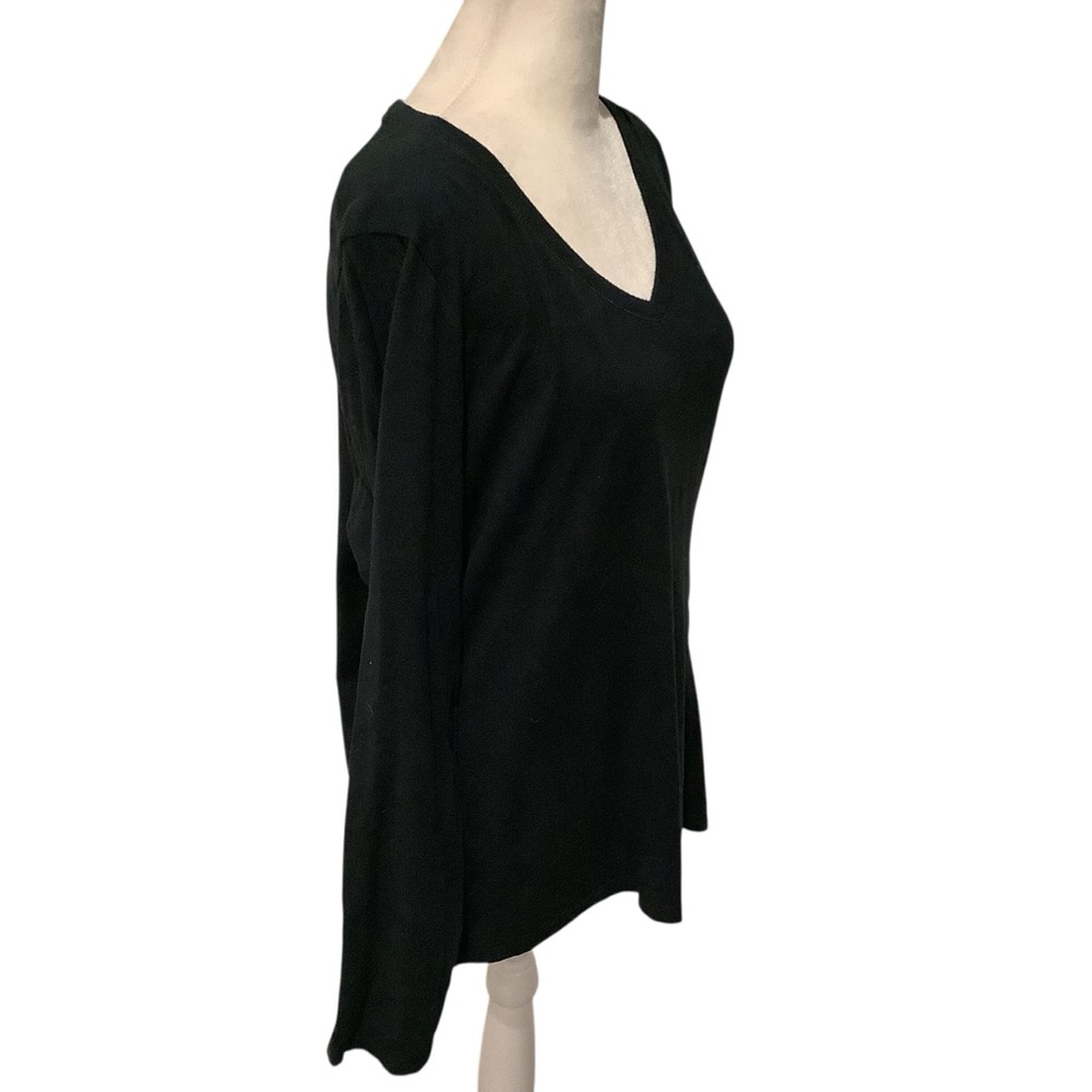 Hanes Women's Black Long Sleeve Top